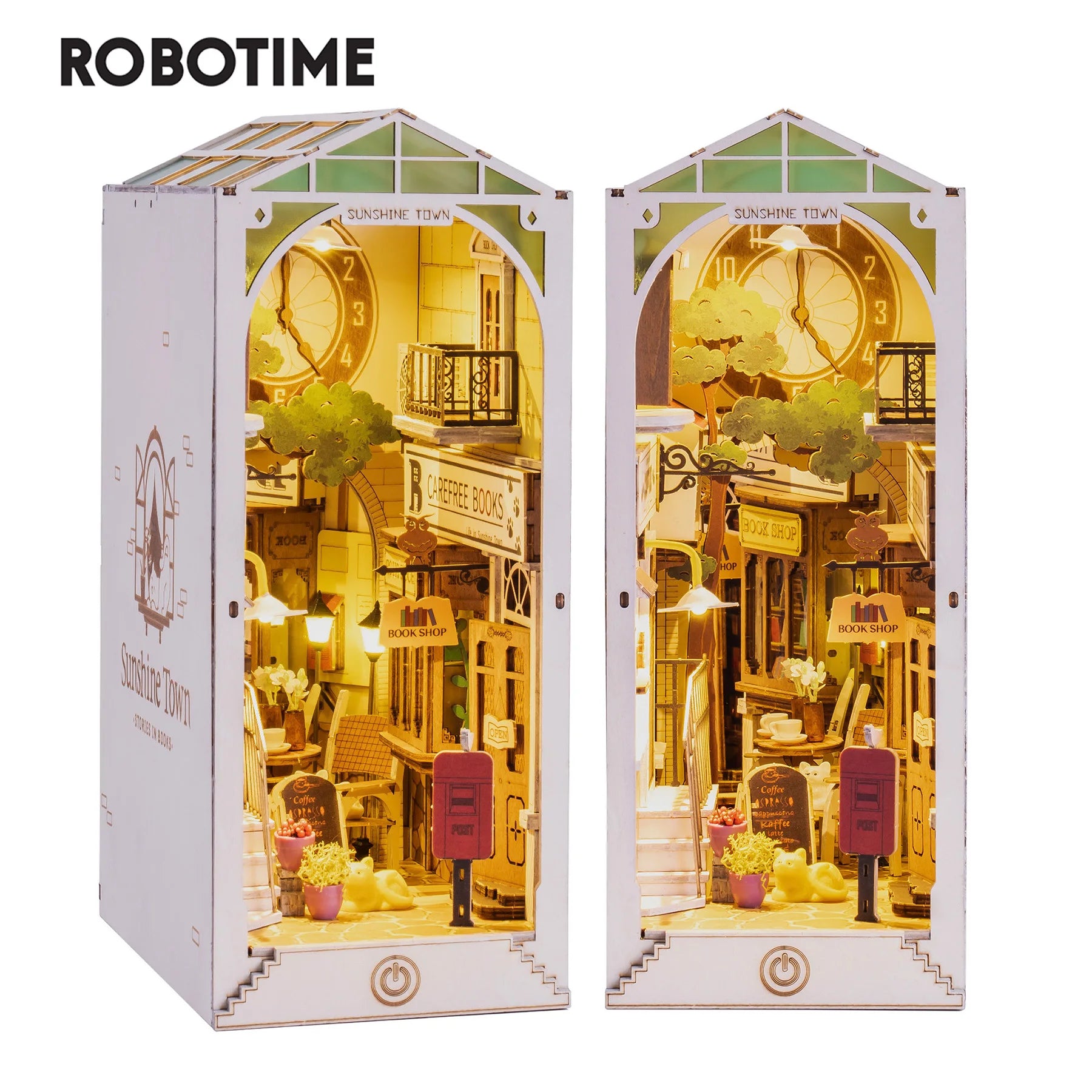 Book Nooks Series Stories in Books 4 Kinds DIY Wooden Miniature House Furniture Sakura Densya TGB01 Dropshipping