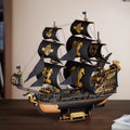 3D Puzzle Wooden Seahouse Barque Model kits Build Home Desk Decoration Gift For Teens and Adults